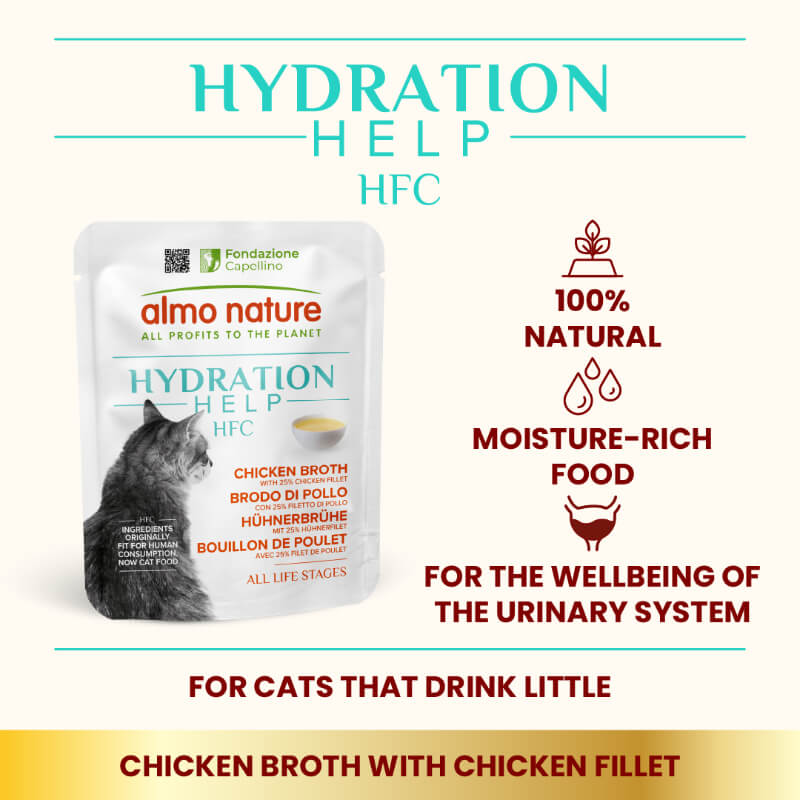 Almo Nature HFC Hydration Help juha - piščanec - 50 g (2)