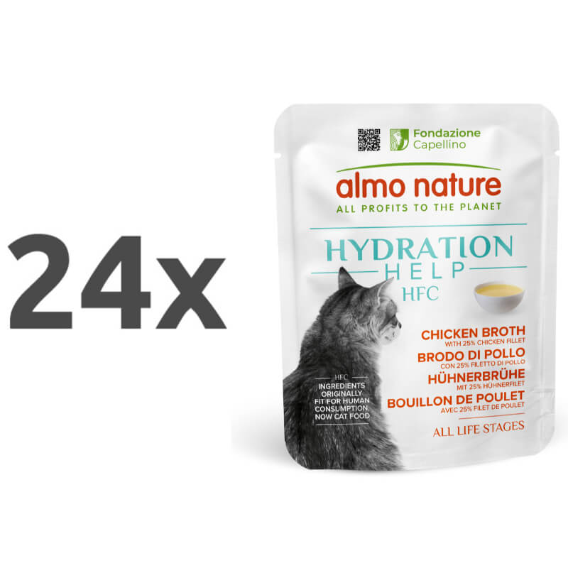 Almo Nature HFC Hydration Help juha - piščanec - 50 g - 24 x 50 g