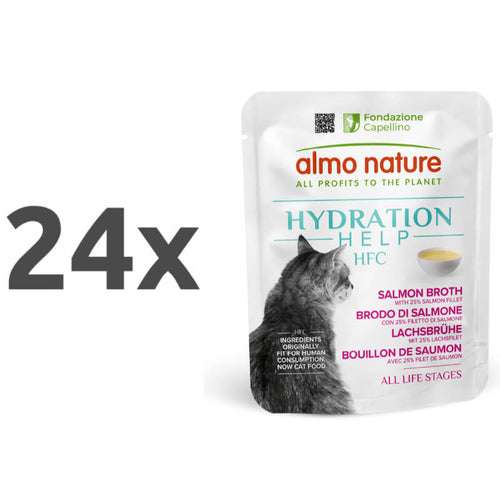 Almo Nature HFC Hydration Help juha - losos - 50 g - 24 x 50 g