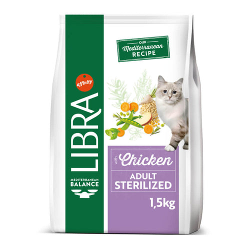 Libra Cat Adult Sterilized - piščanec - 1,5 kg