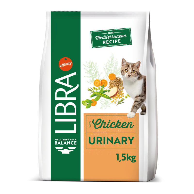 Libra Cat Adult Urinary - piščanec - 1,5 kg