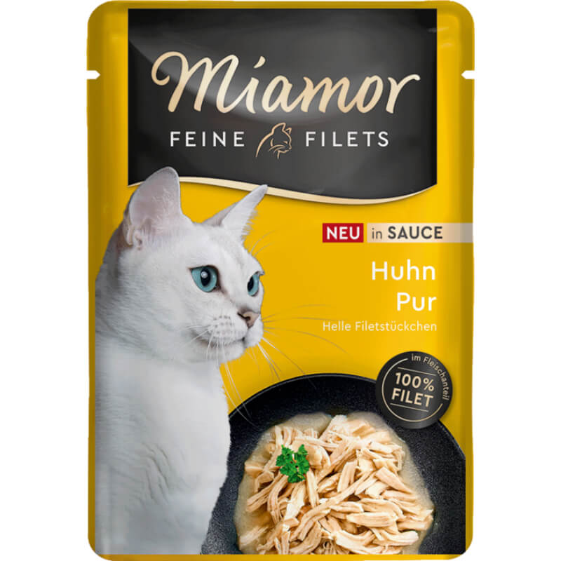 Miamor Feine Filets Sauce, vrečka - piščančji prsni file v omaki - 100 g - 100 g