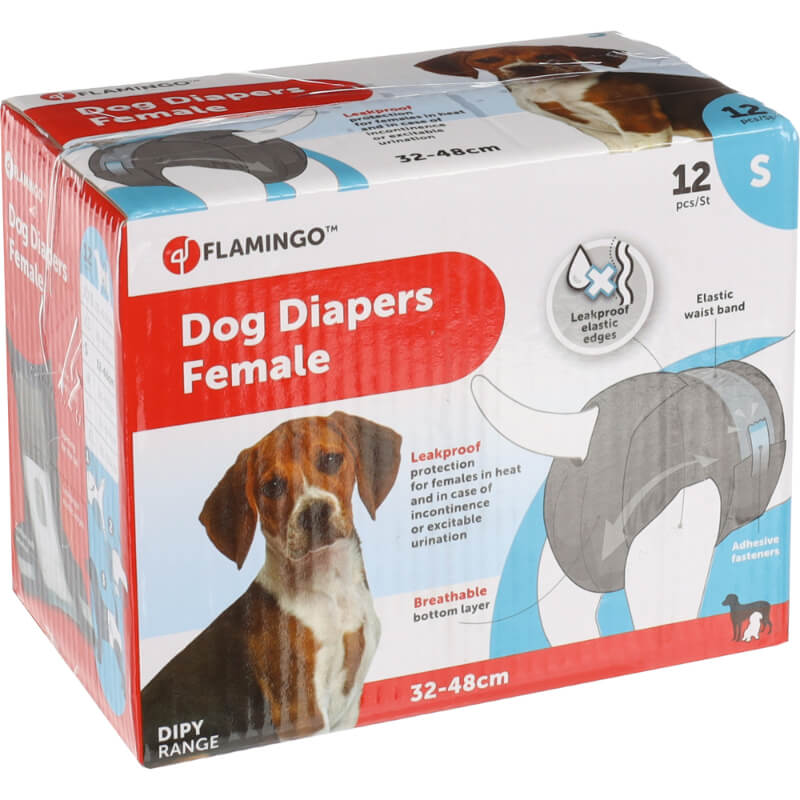 Flamingo plenice za samice, za enkratno uporabo (12 kos) - črne - S