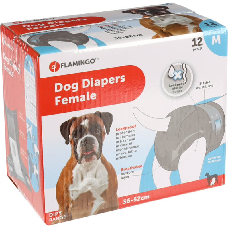 Flamingo plenice za samice, za enkratno uporabo (12 kos) - črne - M