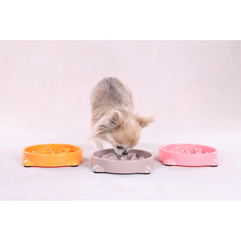 Flamingo Bini posoda za počasno hranjenje, različne barve - 16 cm / 300 ml (3)