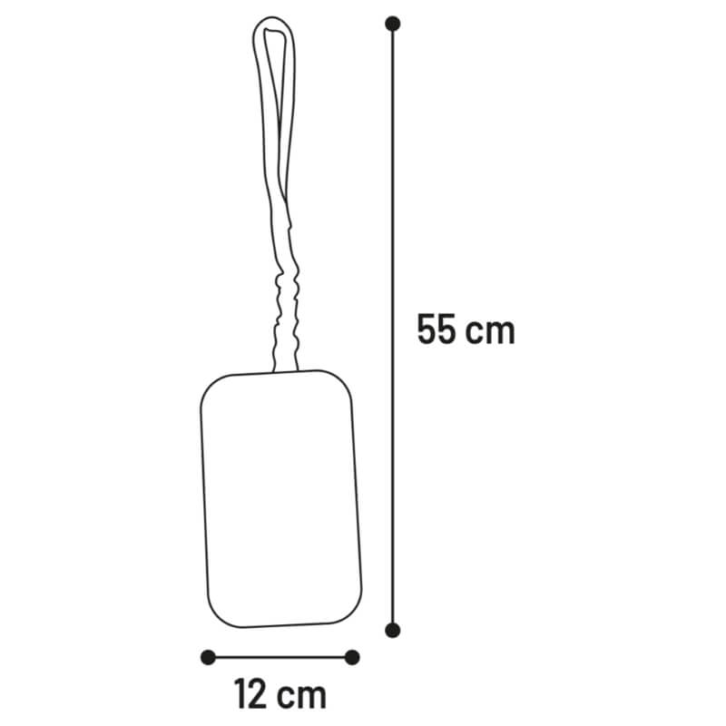 Flamingo Fauxtra plišasti aport z ročajem - 55 x 12 cm (3)
