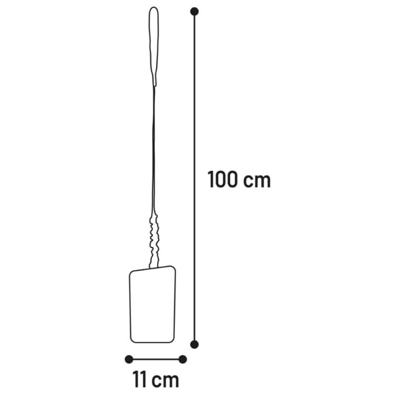 Flamingo Furtra aport iz naravnega materiala z ročajem, različne barve - 100 x 12 cm (3)