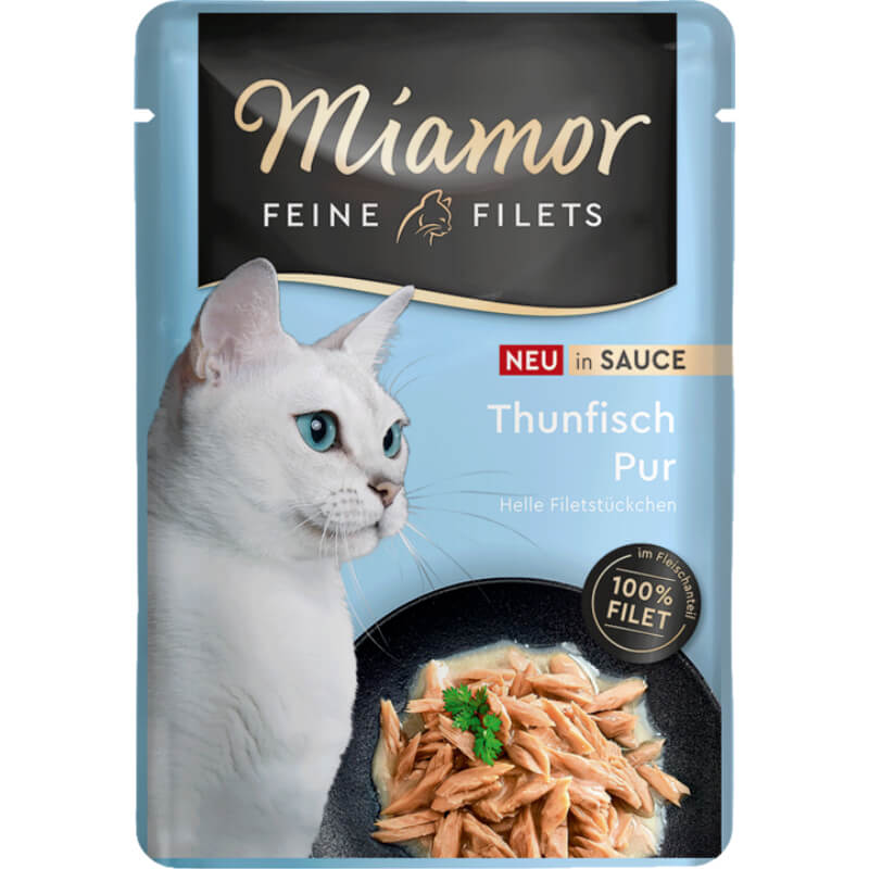 Miamor Feine Filets Sauce, vrečka - tunin file v omaki - 100 g