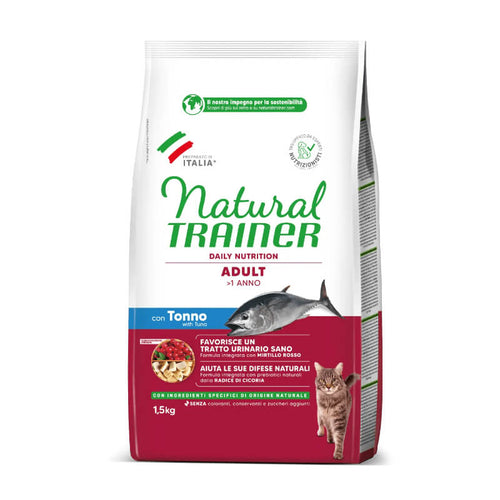 Natural Trainer Cat Adult, tuna - različna pakiranja - 1,5 kg