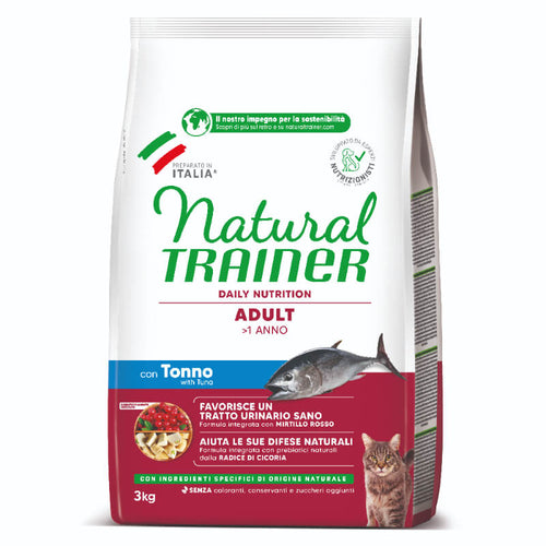 Natural Trainer Cat Adult, tuna - različna pakiranja - 3 kg