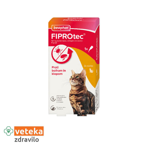 Beaphar Cat Fiprotec Spot On - ampula 50 mg