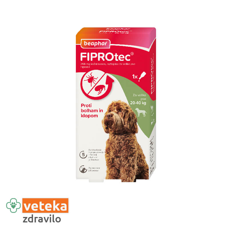 Beaphar Dog Fiprotec Spot On - ampula 268 mg/20-40 kg