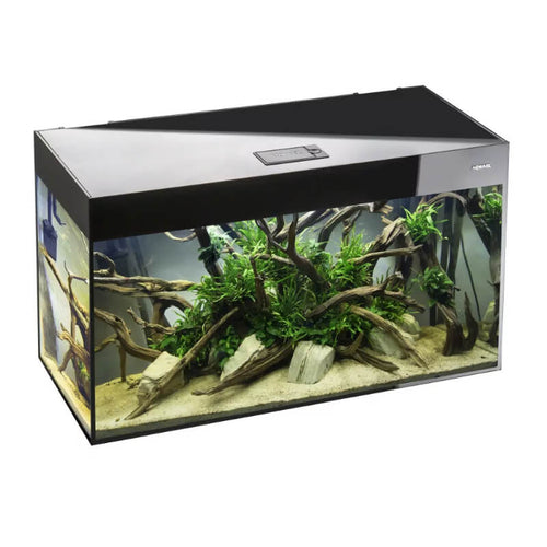 Aquael akvarij Glossy ST 120 Day&Night, črn - 260 L / 120 x 40 x 63 cm