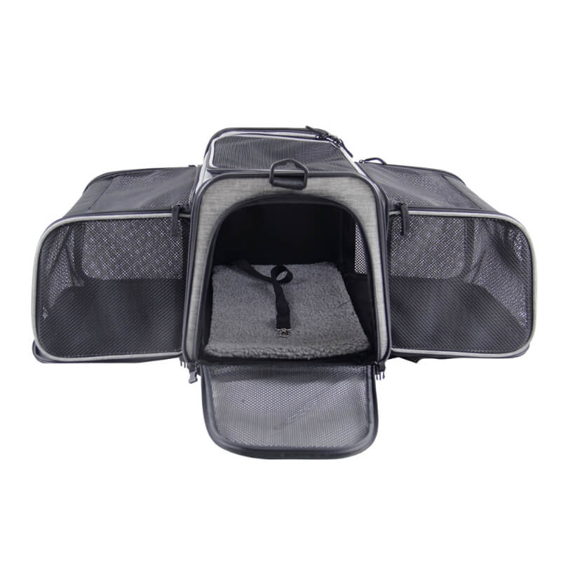 Nobby prenosna torba za ljubljenčka Extend, siva - 45 x 28 x 28 cm (2)