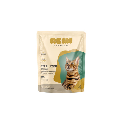 Remi Cat Premium Adult Sterilized, briketi - piščanec - 400 g