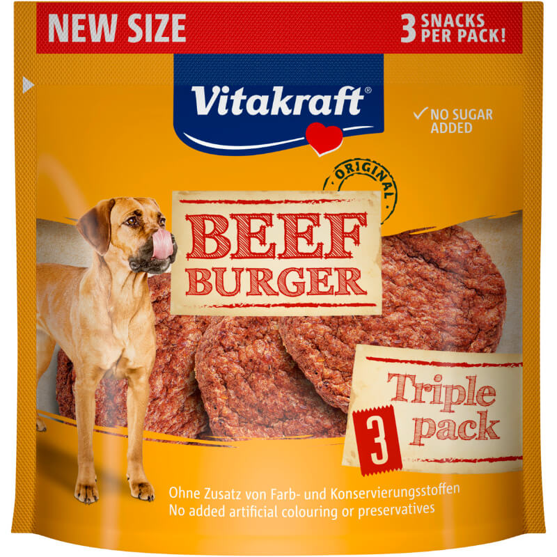 Vitakraft Beef Burger posladek, 3 kos - 27 g