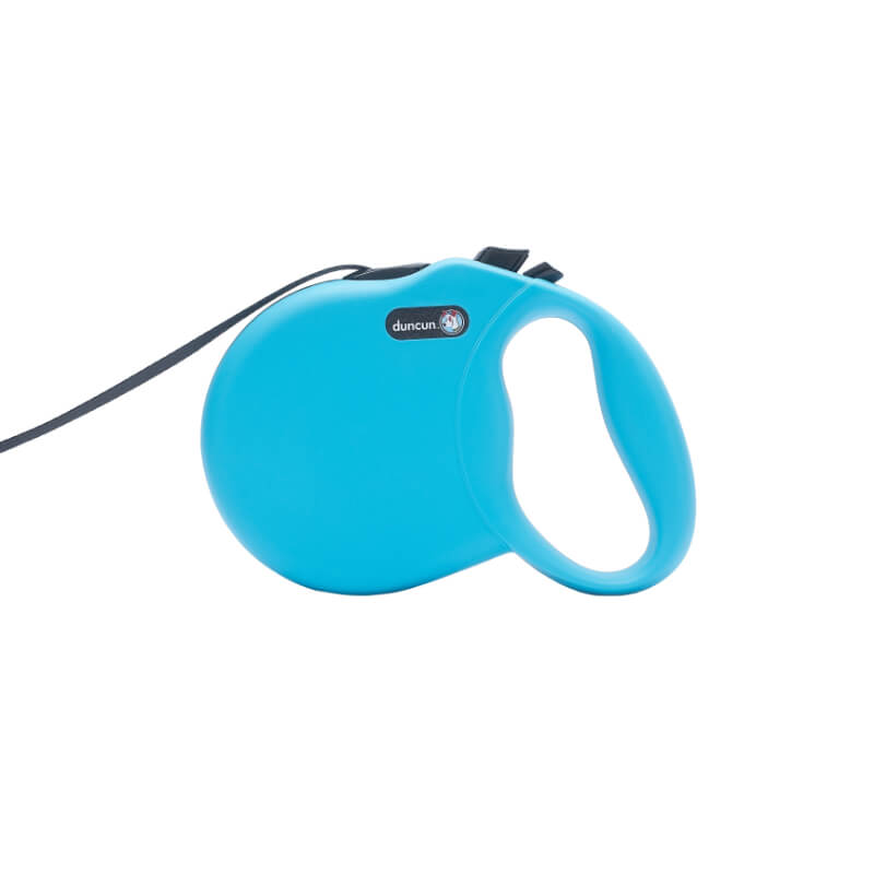 Duncun avtomatski povodec Wanderer L s trakom, moder - 5 m (2)