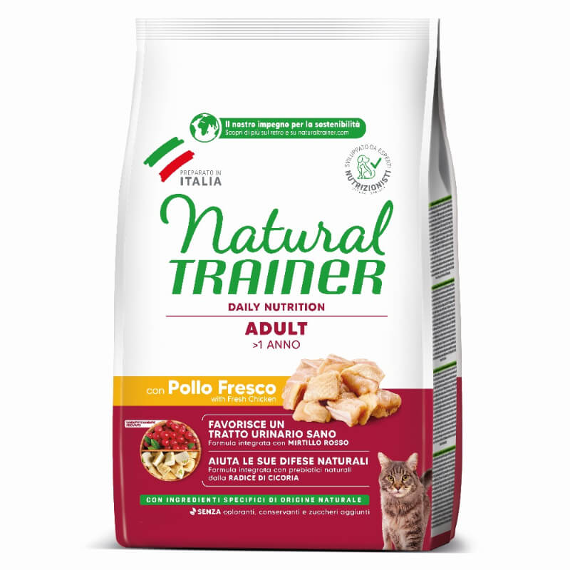 Natural Trainer Cat Adult, piščanec - različna pakiranja