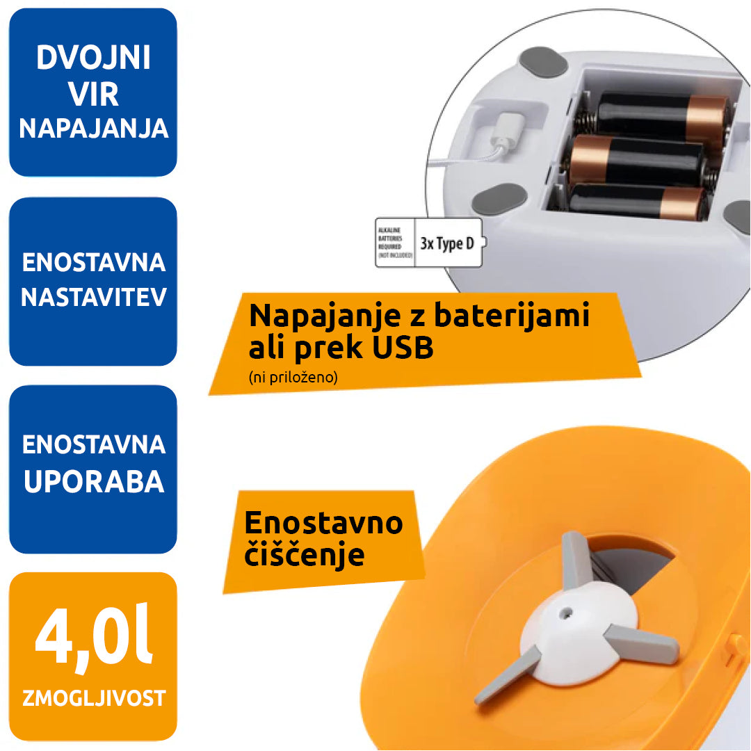 Ferplast Risto Pet avtomatski krmilnik, več obrokov - 31 x 14,5 x 31,5 cm (5)