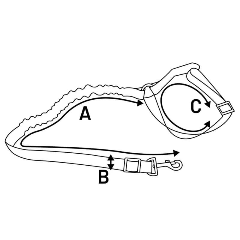 Flamingo varnostni pas za avtomobilski vzglavnik (4)