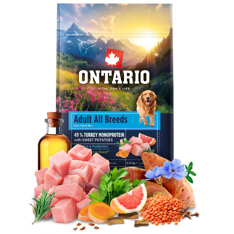 Ontario Adult All Breeds Monoprotein - puran in sladki krompir (4)