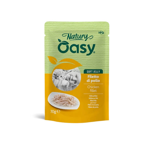 Oasy Cat Natury Adult fileji v želeju, vrečka - piščanec - 70 g - 70 g