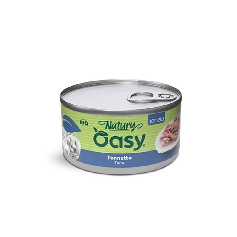 Oasy Cat Natury Adult fileji v želeju, konzerva - tuna - 85 g