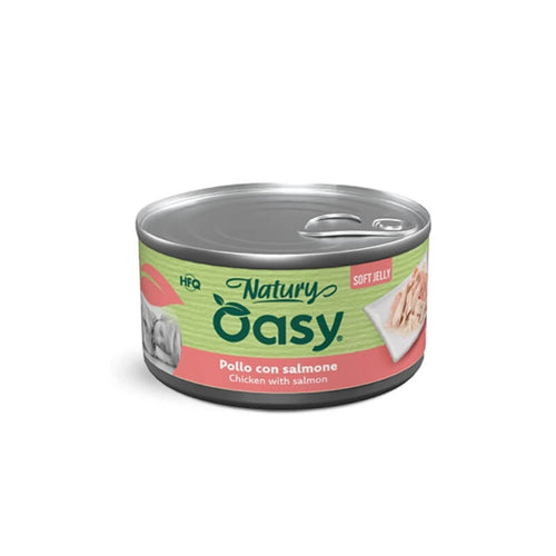 Oasy Dog Natury Adult fileji v želeju, konzerva - piščanec in losos - 150 g - 150 g