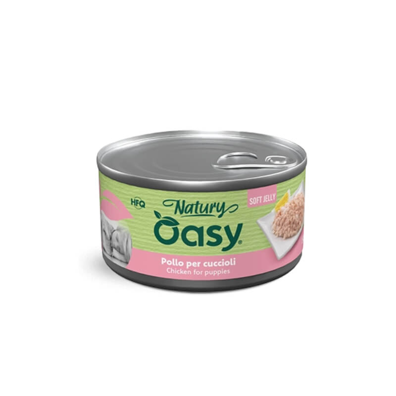 Oasy Dog Natury Puppy fileji v želeju, konzerva - piščanec - 150 g - 150 g