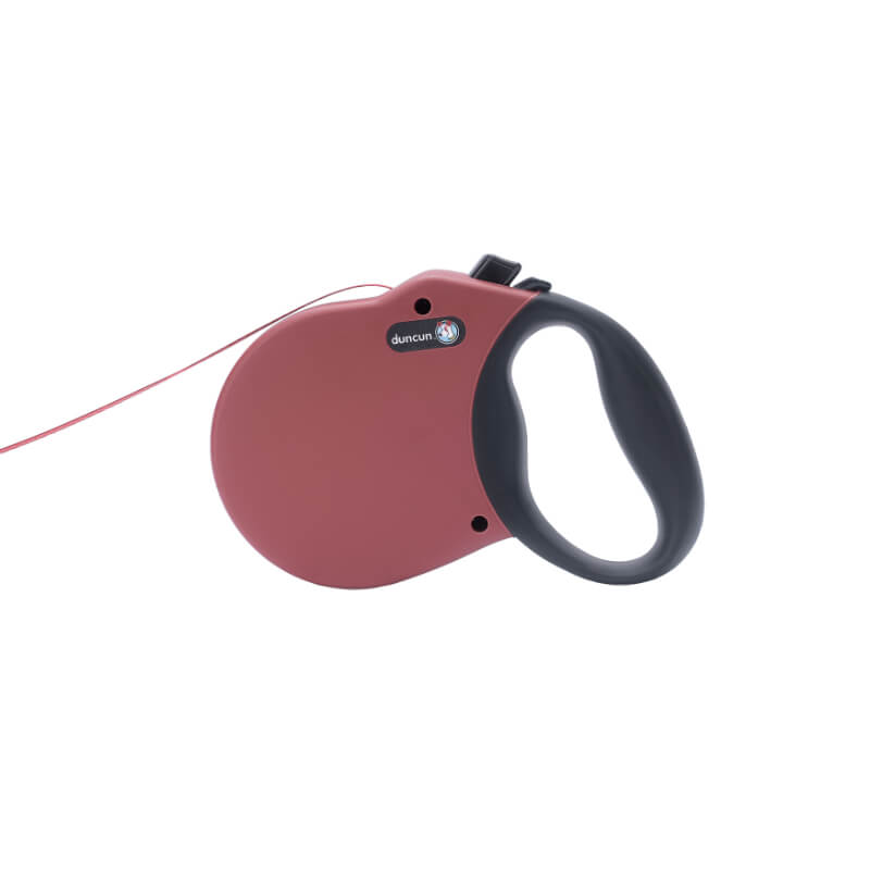 Duncun avtomatski povodec Adventure s trakom, rdeč - različne velikosti (3)