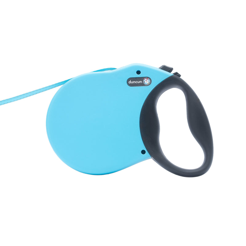 Duncun avtomatski povodec Expedition s trakom, moder - različne velikosti (2)