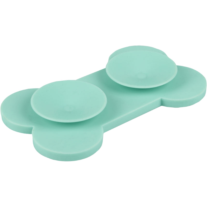 Flamingo Lick Pad lizalna podloga Yumme, turkizna - 15 x 8,6 x 1,9 cm (3)