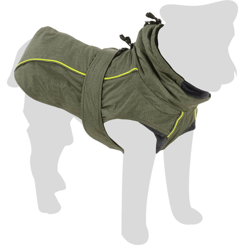 Flamingo plašč Dover, zelen - 35 cm