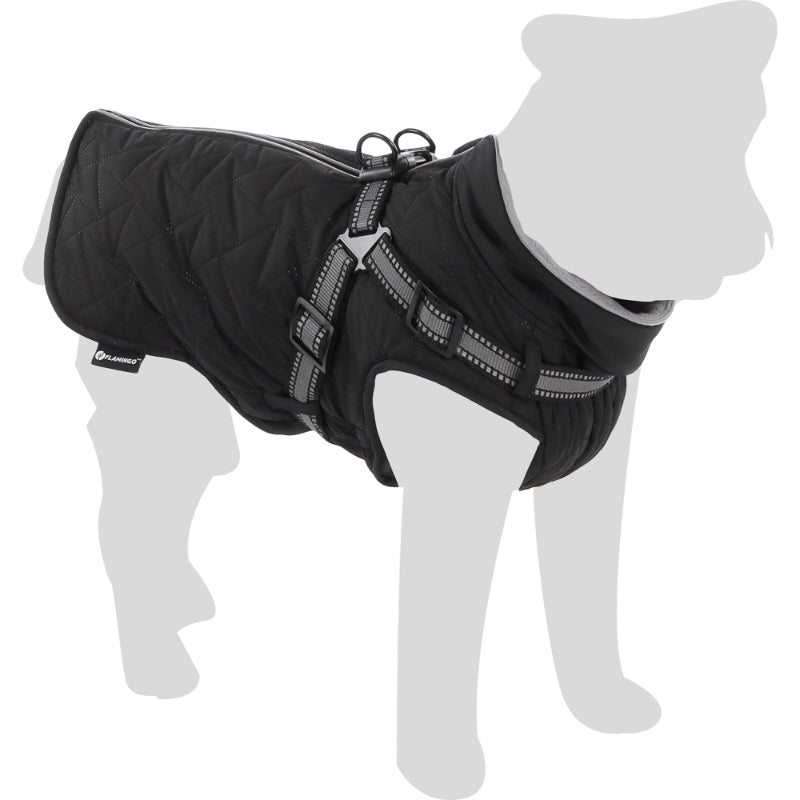 Flamingo plašč Duker, črn - 30 cm