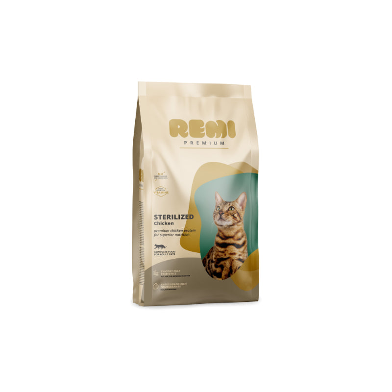 Remi Cat Premium Adult Sterilized, briketi - piščanec