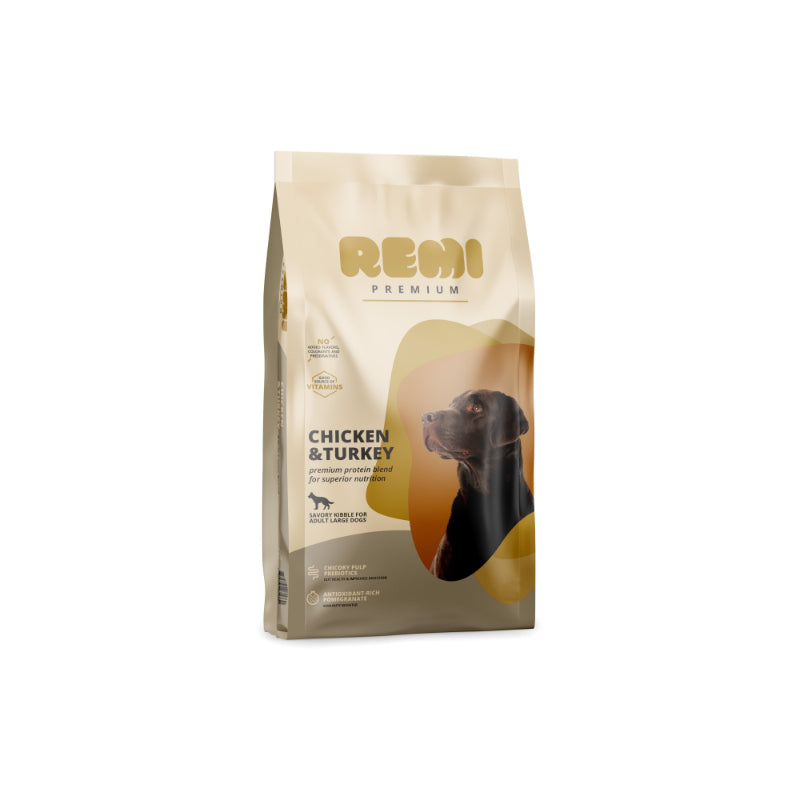 Remi Dog Premium Adult Large - piščanec in puran