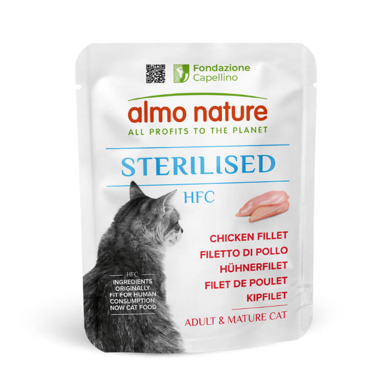Almo Nature HFC Sterilised file v juhi, vrečka - piščančja prsa - 50 g - 50 g