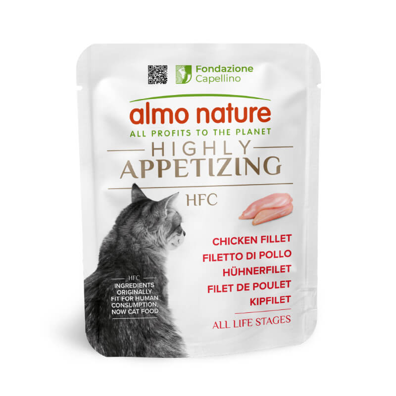 Almo Nature HFC Highly Appetizing file v juhi, vrečka - piščančja prsa - 50 g - 50 g
