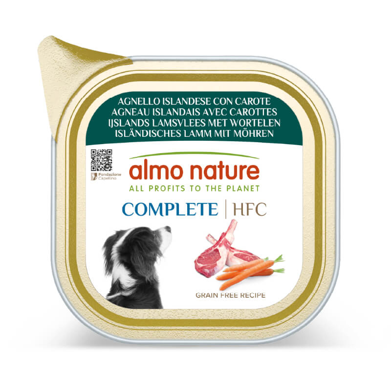 Almo Nature HFC Complete pašteta, alu posodica - jagnjetina in korenje - 85 g - 85 g