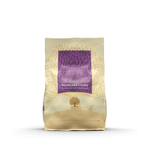 Essential Foods Dog Highland Adult - puran, losos in angus - mini ali large - 2,5 kg