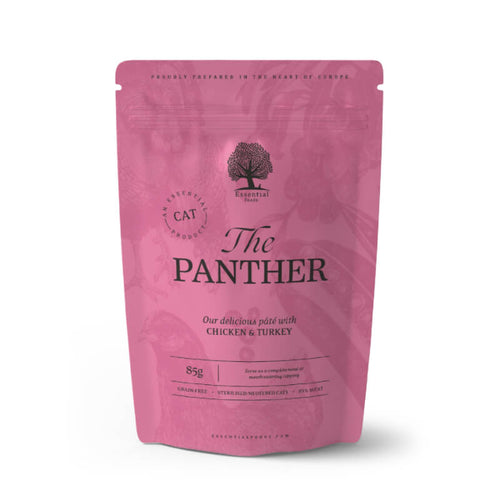 Essential Foods Cat The Panther Adult Pâté, vrečka - piščanec in puran - 85 g - 85 g