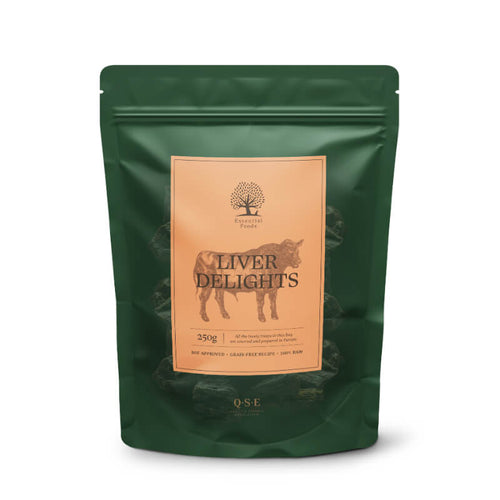 Essential Foods Liver Delights pasji priboljški, goveja jetra - 250 g