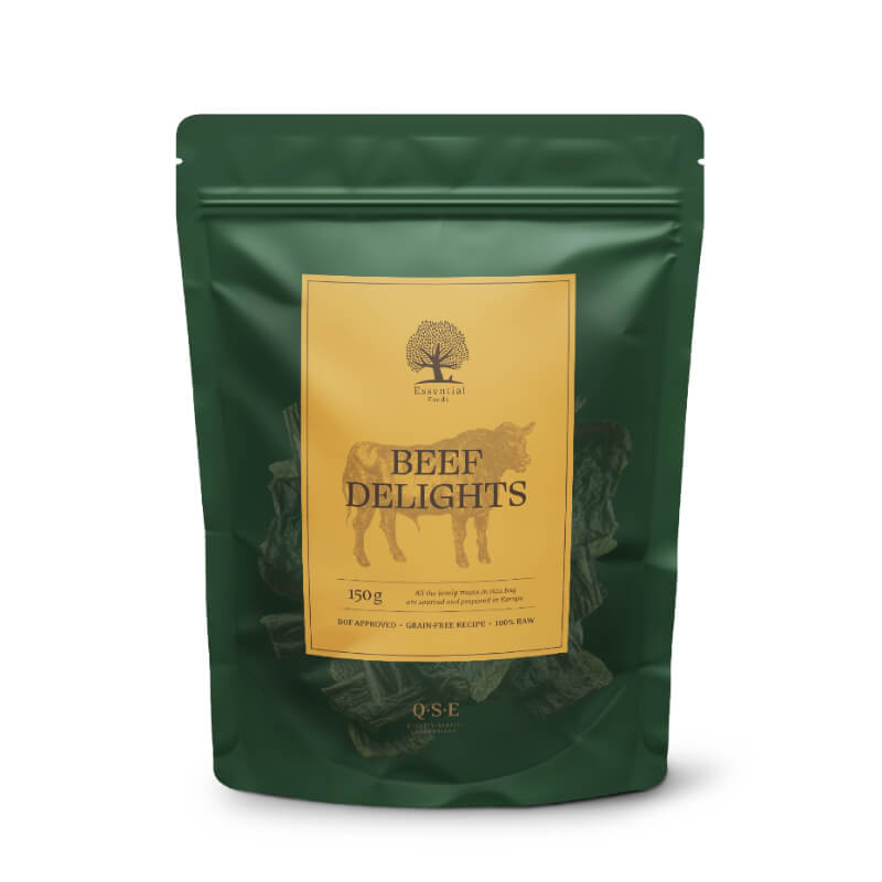 Essential Foods Beef Delights pasji priboljški, govedina - 150 g