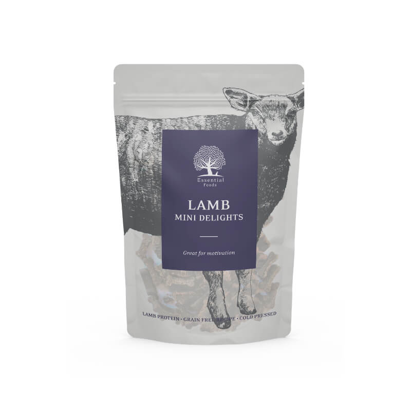 Essential Foods Lamb Mini Delights pasji priboljški, jagnjetina - 100 g
