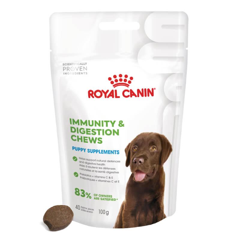 Royal Canin funkc. žvečljivi priboljški Immunity&Digestion Puppy - 100 g