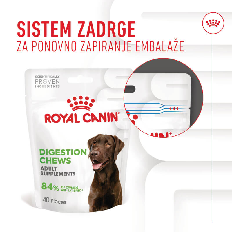 Royal Canin funkcionalni žvečljivi priboljški Digestion Adult - 160 g