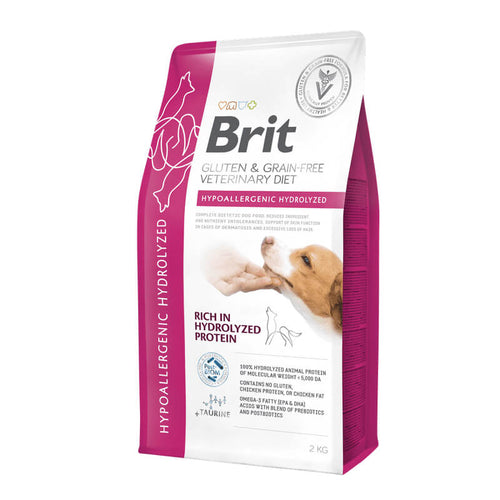 Brit GF Veterinarska dieta za pse - Hypoallergenic Hydrolyzed - 2 kg
