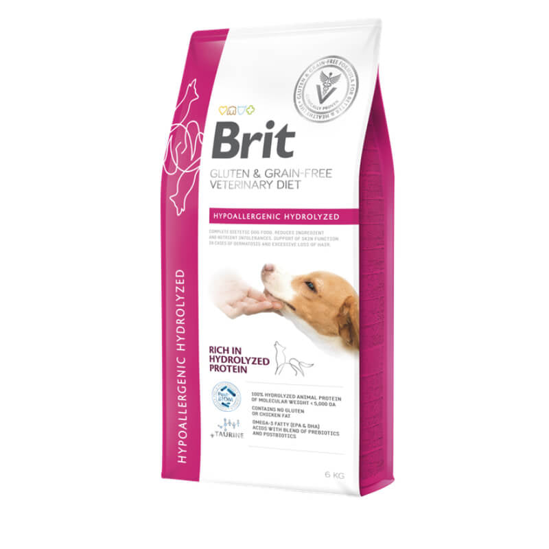 Brit GF Veterinarska dieta za pse - Hypoallergenic Hydrolyzed - 6 kg