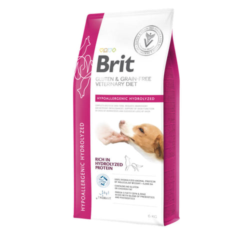 Brit GF Veterinarska dieta za pse - Hypoallergenic Hydrolyzed - 6 kg