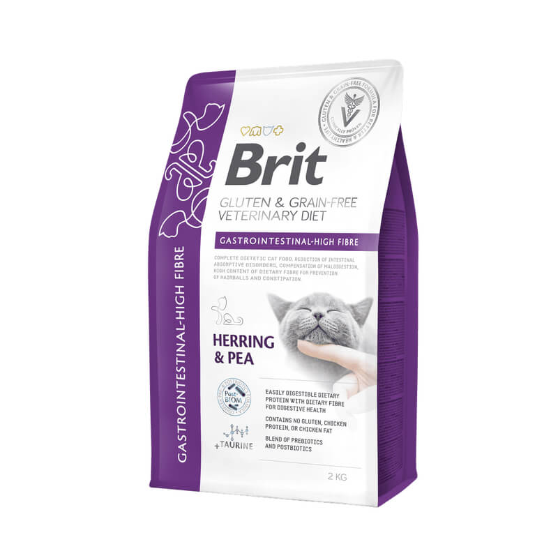 Brit GF Veterinarska dieta za mačke Gastrointestinal High Fibre - 2 kg